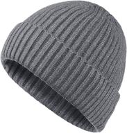 🧢 warm and stylish chalier winter hats for men - wool knit slouchy beanie hats логотип