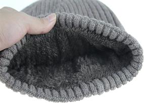 img 1 attached to 🧢 Warm and Stylish Chalier Winter Hats for Men - Wool Knit Slouchy Beanie Hats