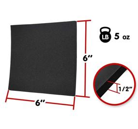 img 3 attached to 🧼 XCEL Super Versatile Rubber Pads: Strong Adhesive, Vibration Damping & Acoustic Foam, Ideal for Noisy Washing Machines | Made in USA (3 Pack - 6" x 6" x 1/2")