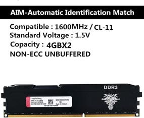 img 2 attached to 💻 Yongxinsheng Desktop Memory - 240 Pin, 1600MHz (PC3-12800)