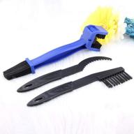 🚲 bike chain cleaner tool motorcycle set – oibtech durable bicycle chain gears maintenance cleaning brush kit for all types of chain gears (3 varieties) logo