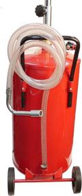 img 2 attached to 🔧 Lincoln 3601 Pressurized Air-Operated 18 Gallon Portable Industrial Fluid Drain Tank with Adjustable Funnel Height, Fluid Level Indicator, and 14 Inch Bowl