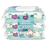 premium fragrance-free parent's choice baby wipes: quilted softness, 240ct logo