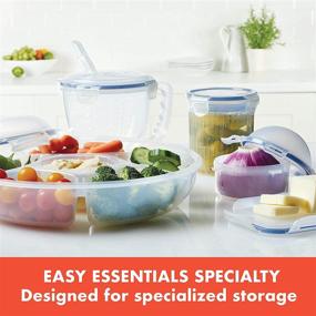 img 1 attached to LocknLock Easy Essentials Food Storage Lids/Airtight Containers: BPA-Free, Onion-10 oz, Clear - Organize and Preserve Food Freshness