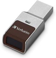 💻 серебрянная флеш-память usb 3.0 на 128gb с отпечатком пальца, аппаратным шифрованием aes 256 логотип