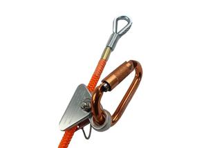 img 3 attached to 🔌 ProClimb Steel Wire Core Flip Occupational Health & Safety Products for Emergency Response Equipment