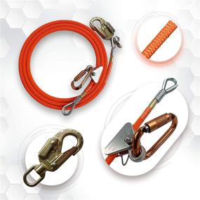 img 2 attached to 🔌 ProClimb Steel Wire Core Flip Occupational Health & Safety Products for Emergency Response Equipment