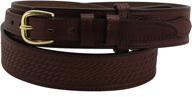 stylish and durable leather stitched basket ranger men's accessories: belts for every occasion логотип