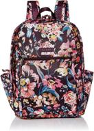 polyester blossoms backpacks by vera bradley logo