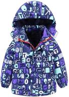 🧥 dinosaur fleece lined hoodie jacket for baby toddler boys - cozy winter rain windbreaker coat logo