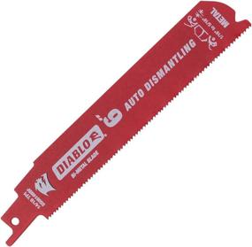 img 3 attached to 🔪 Efficient Cutting Power: 25 Pack 6 inch Diablo Steel Demon Bi-Metal Auto Dismantling Reciprocating Saw Blades - 14/18 TPI - Perfect for 1/16-5/16 Medium Metals