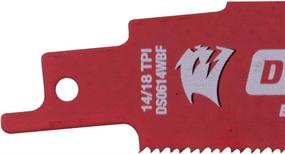 img 2 attached to 🔪 Efficient Cutting Power: 25 Pack 6 inch Diablo Steel Demon Bi-Metal Auto Dismantling Reciprocating Saw Blades - 14/18 TPI - Perfect for 1/16-5/16 Medium Metals