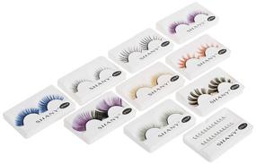 img 1 attached to 👁️ SHANY Eyelash Extensions - Color Frenzy - Set of 10 Assorted Reusable Lashes