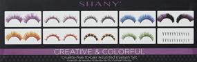 img 3 attached to 👁️ SHANY Eyelash Extensions - Color Frenzy - Set of 10 Assorted Reusable Lashes