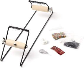 img 4 attached to 🔲 Cousin DIY Bead Loom Kit - Creative, Fun, & Black - Includes Needle, Thread, and More