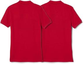 img 3 attached to 👚 French Toast Sleeve Stretch Polo 2 - Stylish Girls' Tops, Tees & Blouses for Comfort and Fashion