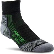 merino wool damascus lightweight elite hiking 1/4 crew socks by farm to feet логотип