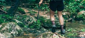 img 1 attached to Merino Wool Damascus Lightweight Elite Hiking 1/4 Crew Socks by Farm to Feet