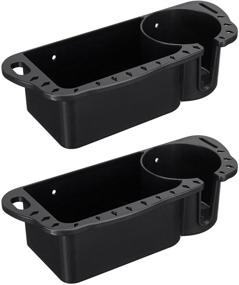 img 4 attached to kemimoto Marine Cup Holder and Household Storage Box for Boats