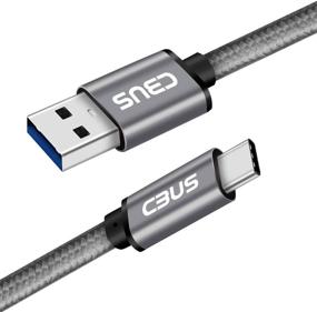 img 4 attached to 🔌 CBUS 8-inch Space Gray Heavy-Duty USB-C to USB-A 3.0 SSD Cable for LaCie, SanDisk, G-Drive, Samsung T5/X5, My Passport, Seagate Fast, Transcend StoreJet