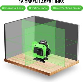 img 3 attached to 📏 MiOYOOW Rechargeable 4x360° Laser Leveling with Controller