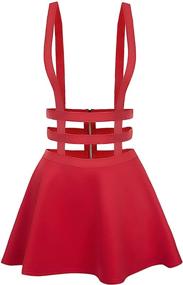 img 4 attached to 👗 Women's Elastic Pleated Skirts by Urban CoCo - Fashionable Women's Clothing