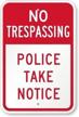 lomall no trespassing caution warning logo