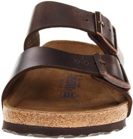 img 3 attached to 👟 Детская обувь и сандалии Birkenstock Mayari узкой посадки для мальчиков серебристого цвета: стильная и комфортная обувь для мальчиков.