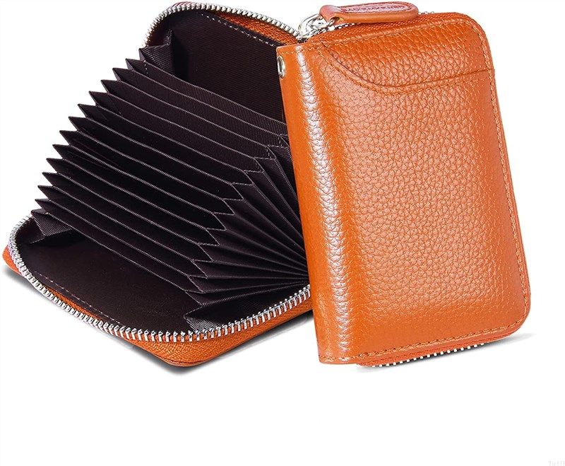genuine leather accordion wallets individual women's handbags & wallets and wallets 로고
