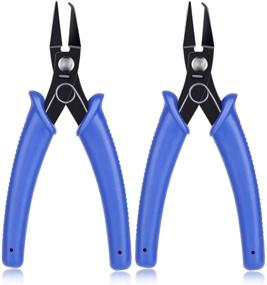 img 4 attached to 🔧 Evatage Split Ring Pliers Set - 2Pcs Jewelry Making Jump Ring Opening Tools for Repair & Beading