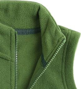 img 2 attached to 🧥 Sooxiwood Little Fleece Pocket Zipper Boys' Clothing and Jackets & Coats - Warm and Stylish Outerwear for Boys