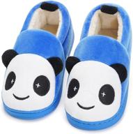 winter cartoon slippers: 🧦 indoor slip-on shoes for boys logo