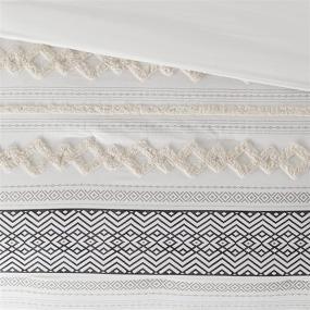 img 1 attached to Farmhouse Comforter Dual Sided Jacquard 3 Pieces Bedding