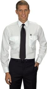 img 3 attached to 👨 Pilot Sleeve Aviator Men's Clothing by Van Heusen