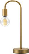 💡 oneach industrial led desk lamp: antique brass metal nightstand table lamp ul certified for living room bedroom (18.5", without bulb) логотип