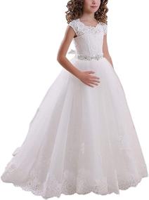 img 2 attached to 🌸 Abaowedding First Flower Communion Dresses: Perfect Girls' Clothing for Special Occasions