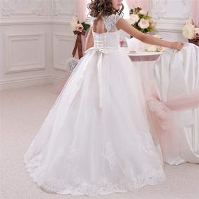 img 3 attached to 🌸 Abaowedding First Flower Communion Dresses: Perfect Girls' Clothing for Special Occasions