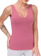 🏃 women's clothing: wireless running camisole for workouts logo