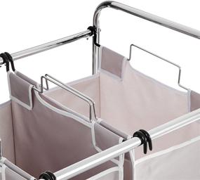 img 2 attached to Optimized Search: Amazon Basics Laundry Hamper Sorter Basket with 3 Bags