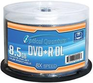 📀 optical quantum oqdprdl08wip-h dvd+r dl white inkjet printable double layer blank media, 50-disc spindle - high capacity, premium quality логотип