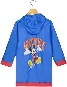 img 3 attached to 🐭 Disney Mickey Mouse Waterproof Rain Slicker with Hood for Little Boys - Toddler