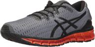 👟 asics gel quantum carbon orange men's running shoes логотип