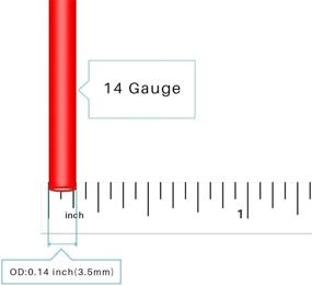 img 2 attached to BNTECHGO 14 Gauge Silicone Wire Kit - 25Ft Red/Black/White/Blue/Green 14 AWG Stranded Wires: Premium Quality