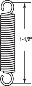 img 2 attached to Pack of 2 Prime-Line Products SP 9600 Extension Springs - 0.35-Inch Diameter, 1/4-Inch x 1-1/2-Inch