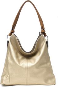 img 4 attached to 👜 Жанин Лонг-плечевая сумка с дизайном в виде ведра для женщин - идеальные женские сумки и кошельки в стиле хобо