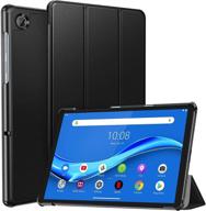 ztotop case for lenovo tab m10 plus 10.3 inch - ultra slim stand cover with auto sleep/wake - tb-x606f/tb-x606x - black logo