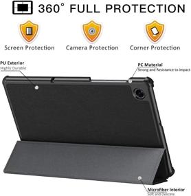 img 3 attached to Ztotop Case for Lenovo Tab M10 Plus 10.3 Inch - Ultra Slim Stand Cover with Auto Sleep/Wake - TB-X606F/TB-X606X - Black