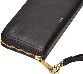 img 2 attached to Fossil Logan Around Clutch Brown Women's Handbags & Wallets: Style and Versatility Combined