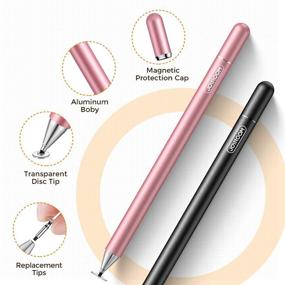 img 2 attached to [2 Pcs] joyroom Stylus Pen for Touch Screen, Universal iPad Pencil for Kid Student Drawing, Writing, with Artist Glove(Palm Rejection), Compatible with Apple iPhone iPad Pro Mini Air Android Samsung Surface - Improve SEO