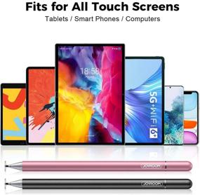 img 3 attached to [2 Pcs] joyroom Stylus Pen for Touch Screen, Universal iPad Pencil for Kid Student Drawing, Writing, with Artist Glove(Palm Rejection), Compatible with Apple iPhone iPad Pro Mini Air Android Samsung Surface - Improve SEO